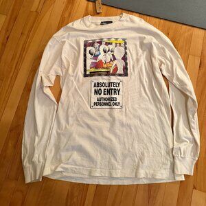 Vintage 90s AlienWear Long Sleeve XL Alien Autopsy Graphic UFO Shirt USA Made